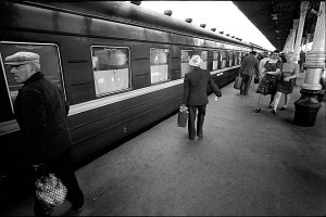 Moscou Le Quai du Transsibérien